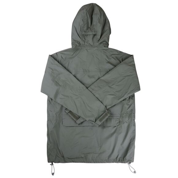 L.L. Bean Rain Zip-Up Windbreaker Green Jacket Women's M - Picture 2 of 5